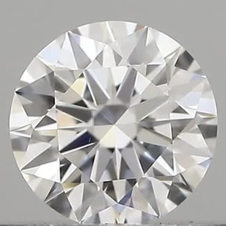 0.31 Carat Round D VVS2 EX GIA Natural Diamond