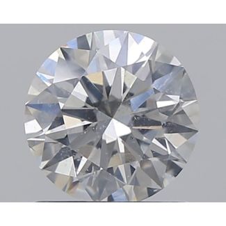 0.8 Carat Round G SI2 EX GIA Natural Diamond