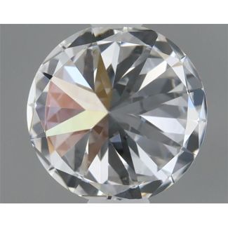 0.45 Carat Round D VVS1 EX GIA Natural Diamond