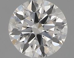 0.32 Carat Round I VS1 EX GIA Natural Diamond