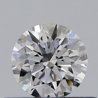 0.32 Carat Round D VS1 EX GIA Natural Diamond