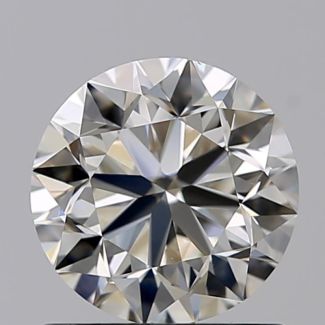 0.91 Carat Round I VVS2 VG EX GIA Natural Diamond