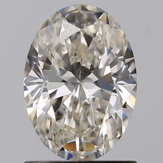 0.91 Carat Oval I VVS1 - EX GIA Natural Diamond