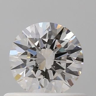 0.50 Carat Round I VVS2 EX VG GIA Natural Diamond