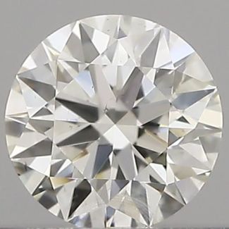 0.30 Carat Round H VS2 EX IGI Natural Diamond