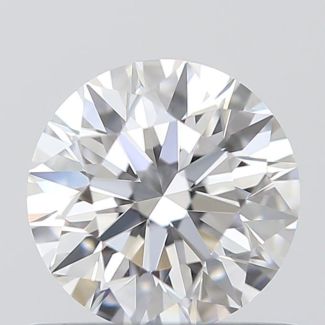 0.64 Carat Round E VVS1 EX GIA Natural Diamond