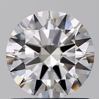 0.80 Carat Round H VS2 EX GIA Natural Diamond