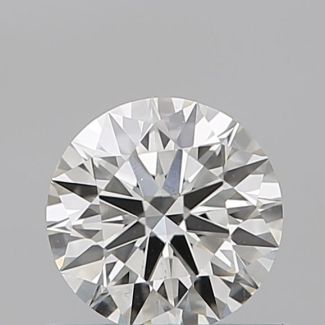 0.54 Carat Round H VS2 EX GIA Natural Diamond