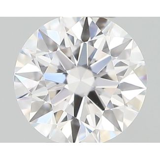 0.23 Carat Round D VVS1 VG EX GIA Natural Diamond