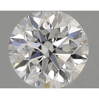 0.57 Carat Round F VS1 EX GIA Natural Diamond