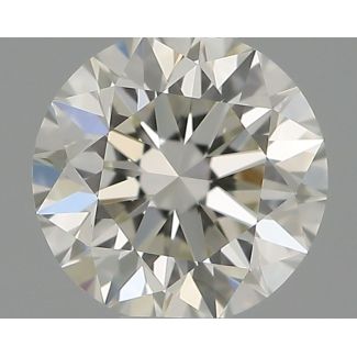 0.35 Carat Round H VVS2 EX IGI Natural Diamond