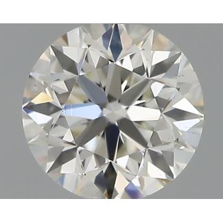 0.30 Carat Round H VS2 VG EX IGI Natural Diamond