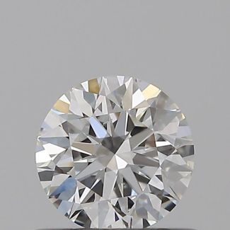 0.5 Carat Round F SI1 EX GIA Natural Diamond