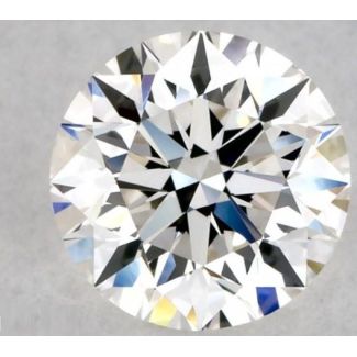 0.5 Carat Round H VS1 EX GIA Natural Diamond