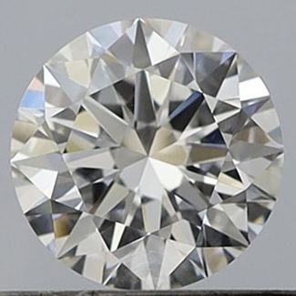 0.5 Carat Round D VVS2 EX GIA Natural Diamond