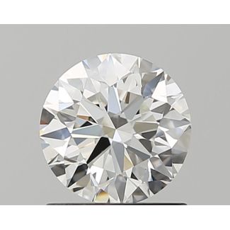 1.0 Carat Round H VS1 EX GD GIA Natural Diamond