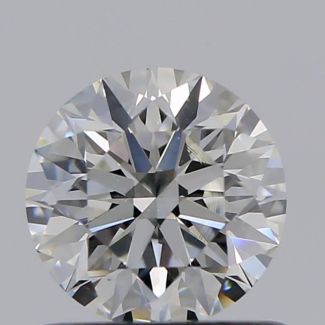 0.70 Carat Round I VS1 EX GIA Natural Diamond