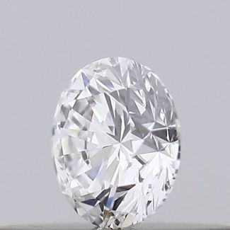 0.18 Carat Round E VVS2 EX VG GIA Natural Diamond