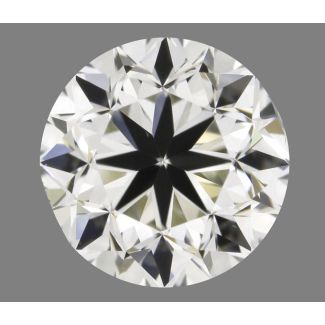 0.70 Carat Round K VS1 GD EX GIA Natural Diamond