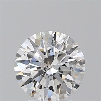 2.01 Carat Round G SI2 EX GIA Natural Diamond