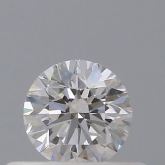 0.32 Carat Round D VVS2 EX GIA Natural Diamond