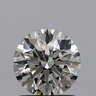 1.01 Carat Round J VS2 EX GIA Natural Diamond