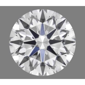 1.13 Carat Round D VVS2 EX GIA Natural Diamond