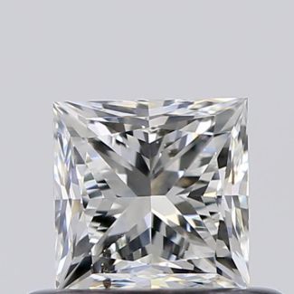 0.50 Carat Princess H SI2 - EX G GIA Natural Diamond