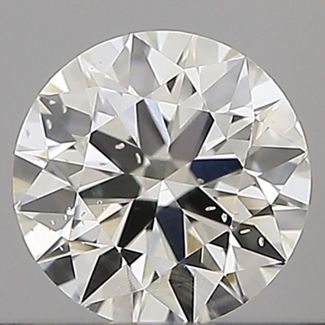 0.4 Carat Round H SI1 EX IGI Natural Diamond