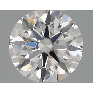 0.24 Carat Round E VVS2 EX GIA Natural Diamond