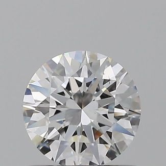 0.6 Carat Round D VS2 EX GIA Natural Diamond