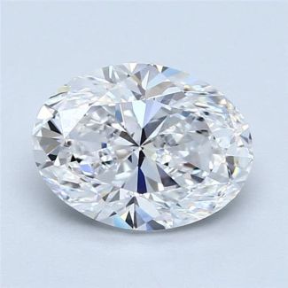 2.05 Carat Oval E VS1 - EX VG GIA Natural Diamond