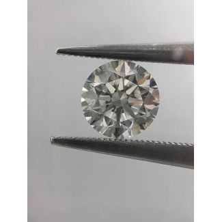 0.5 Carat Round H VS1 EX GIA Natural Diamond