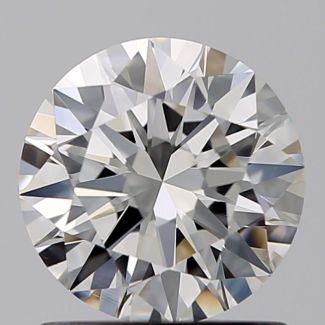 0.98 Carat Round E VVS1 EX GIA Natural Diamond