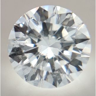 0.58 Carat Round F SI2 EX GIA Natural Diamond