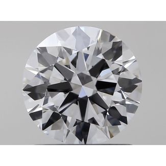 1.03 Carat Round D VVS2 EX GIA Natural Diamond