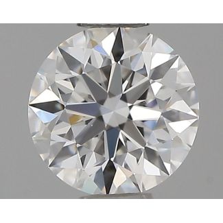 0.46 Carat Round E VS2 EX GIA Natural Diamond