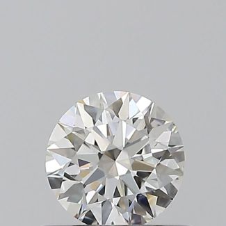 0.41 Carat Round H VS2 EX GIA Natural Diamond