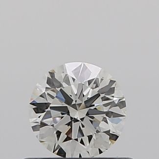 0.43 Carat Round J VS2 EX GIA Natural Diamond