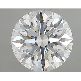 0.40 Carat Round E SI1 EX GIA Natural Diamond