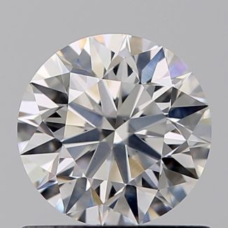 0.71 Carat Round F VS2 EX GIA Natural Diamond