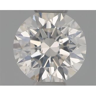 0.30 Carat Round G SI2 EX GIA Natural Diamond