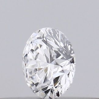 0.17 Carat Round D VVS2 EX GIA Natural Diamond