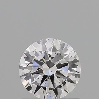 0.51 Carat Round D SI1 VG EX GIA Natural Diamond