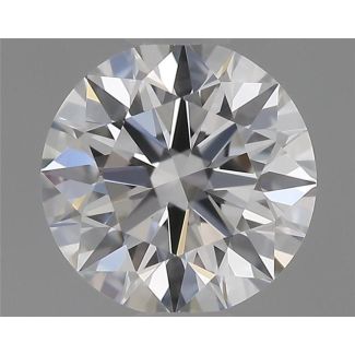 0.4 Carat Round F IF EX GIA Natural Diamond