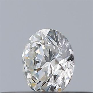 0.19 Carat Round H VVS1 EX GIA Natural Diamond