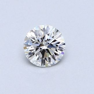 0.41 Carat Round F VS1 EX VG GIA Natural Diamond