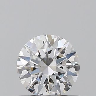 0.5 Carat Round E VVS2 EX GIA Natural Diamond