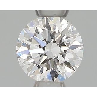 0.33 Carat Round D SI1 EX GIA Natural Diamond