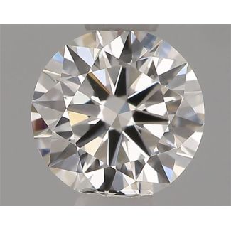 0.31 Carat Round G VVS2 EX IGI Natural Diamond